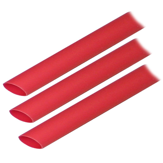 Tri-Water Marine | Ancor Adhesive Lined Heat Shrink Tubing (ALT) - 1/2" x 3" - 3-Pack - Red [305603]