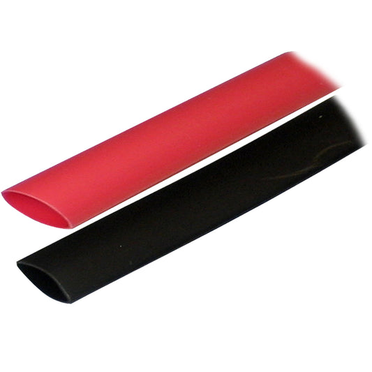 Tri-Water Marine | Ancor Adhesive Lined Heat Shrink Tubing (ALT) - 3/4" x 3" - 2-Pack - Black/Red [306602]