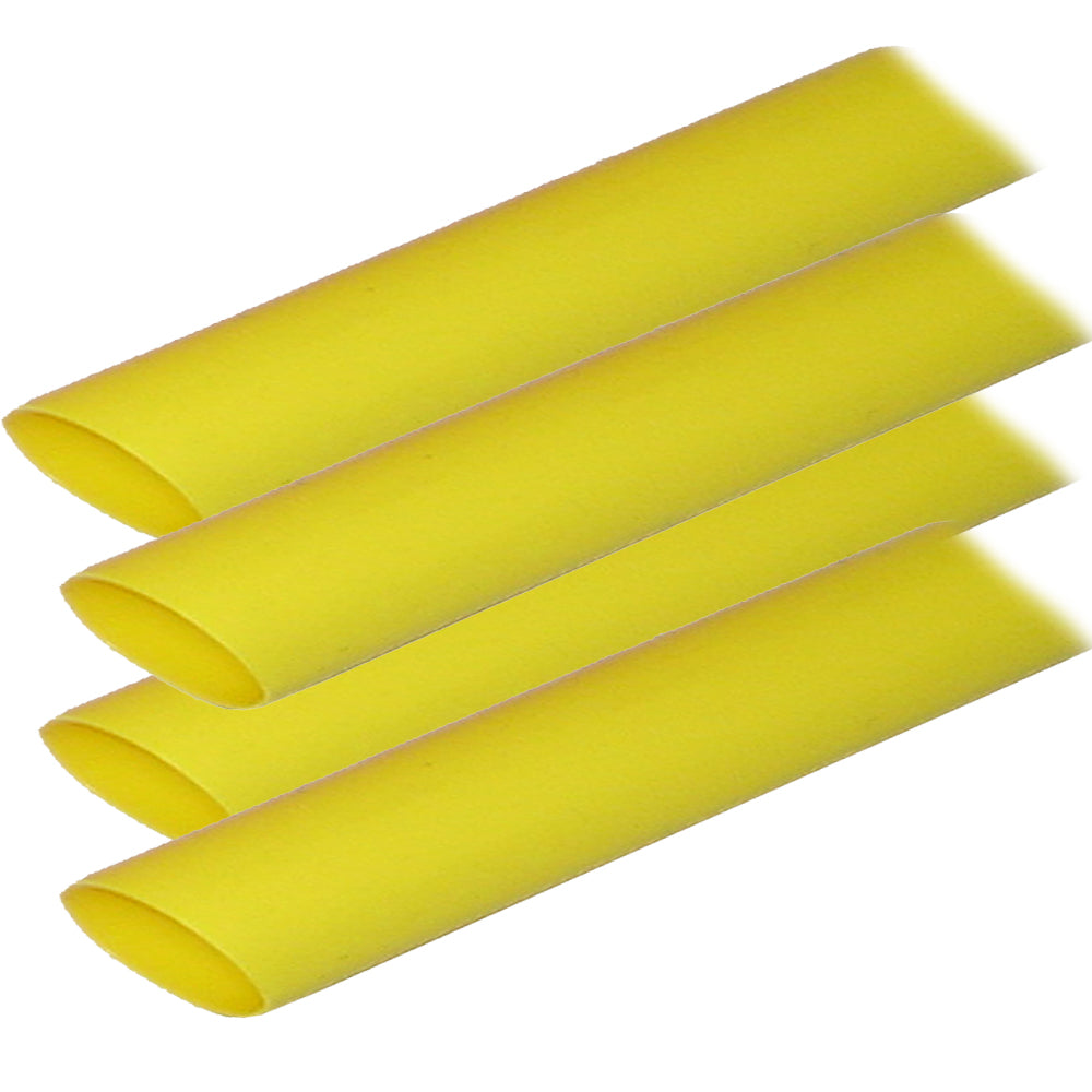 Tri-Water Marine | Ancor Adhesive Lined Heat Shrink Tubing (ALT) - 3/4" x 12" - 4-Pack - Yellow [306924]