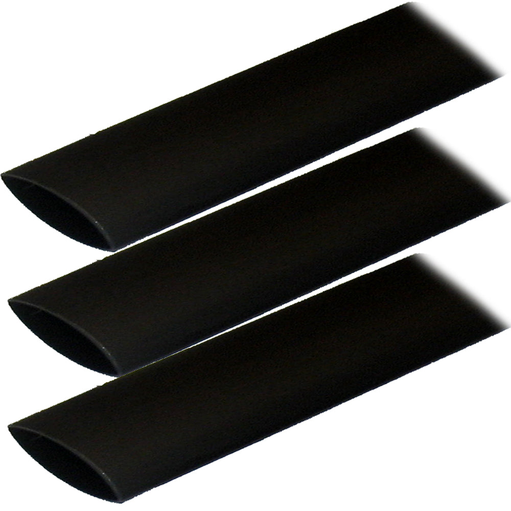 Tri-Water Marine | Ancor Adhesive Lined Heat Shrink Tubing (ALT) - 1" x 3" - 3-Pack - Black [307103]