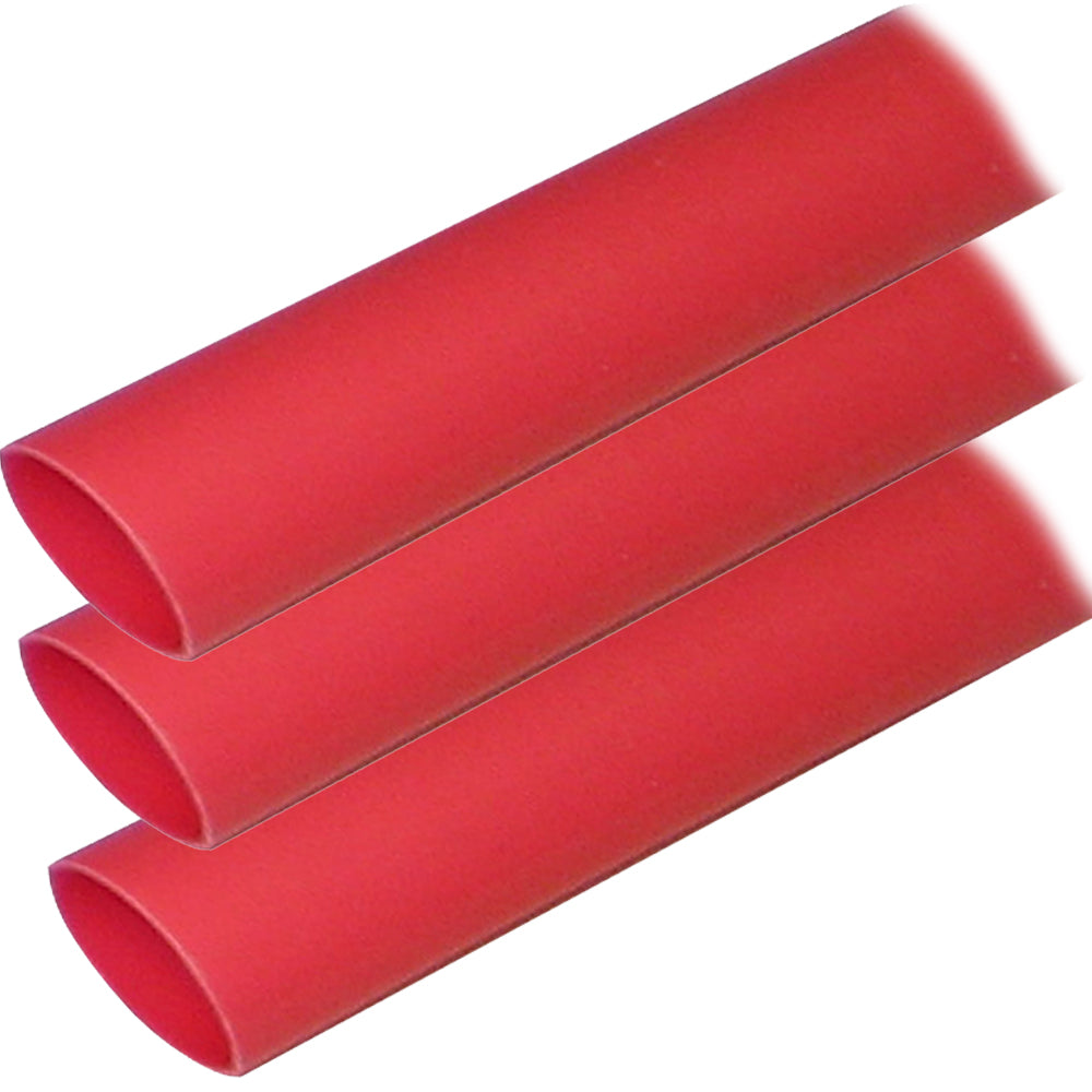 Tri-Water Marine | Ancor Adhesive Lined Heat Shrink Tubing (ALT) - 1" x 12" - 3-Pack - Red [307624]