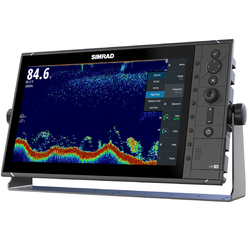 Tri-Water Marine | Simrad S2016 16" Fishfinder w/Broadband Sounder Module & CHIRP Technology - Wide Screen [000-12187-001]