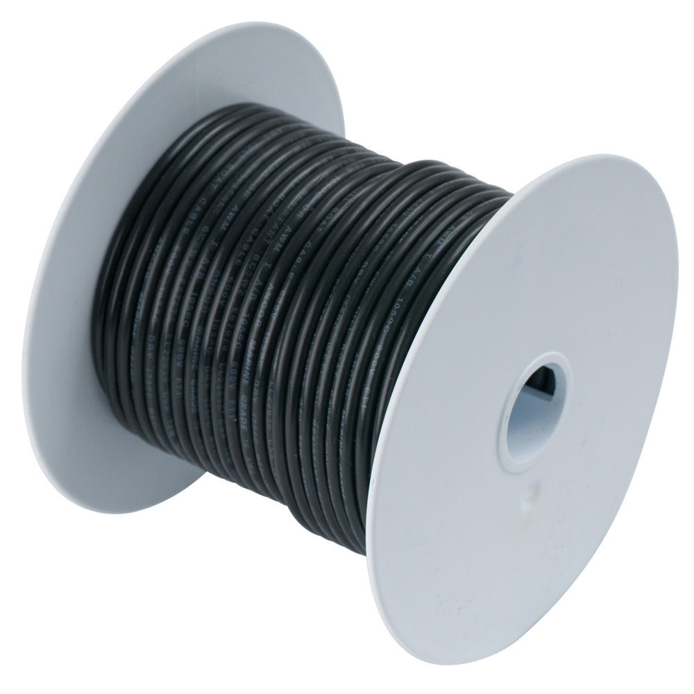 Tri-Water Marine | Ancor Black 18 AWG Tinned Copper Wire - 100' [100010]