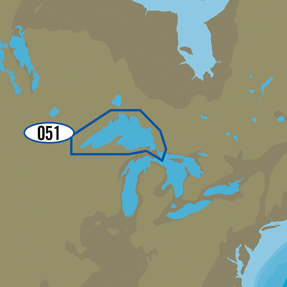 Tri-Water Marine | C-MAP MAX NA-M051/SD - Lake Superior Bathymetric SD Format [NA-M051/SD]