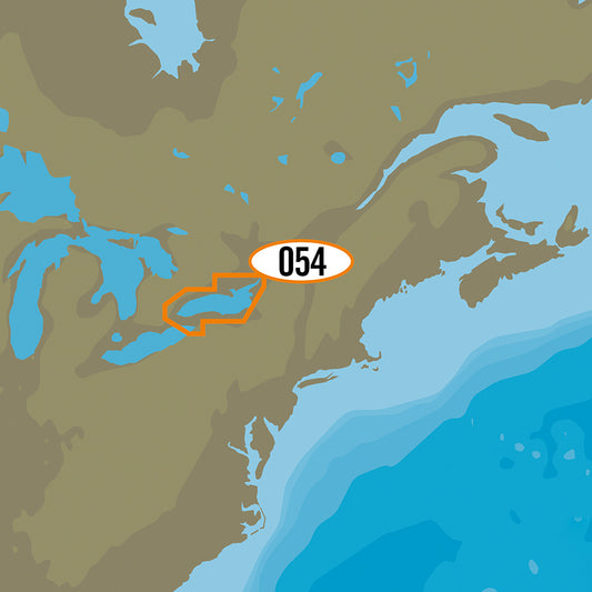 Tri-Water Marine | C-MAP MAX NA-M054/SD - Lake Ontario Bathymetric SD Format [NA-M054/SD]