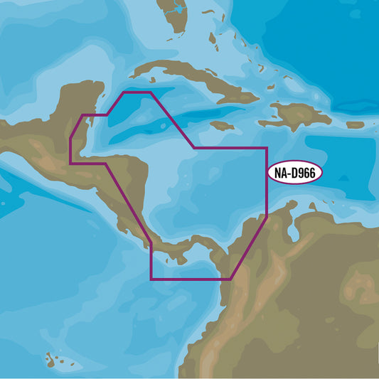 Tri-Water Marine | C-MAP 4D NA-D966 - Belize to Panama Local [NA-D966]