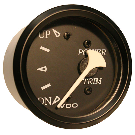 Tri-Water Marine | VDO Cockpit Marine Trim Gauge - f/ Mercury/Volvo/Yamaha 2001+ Engines - Black Dial/Bezel [382-11803]