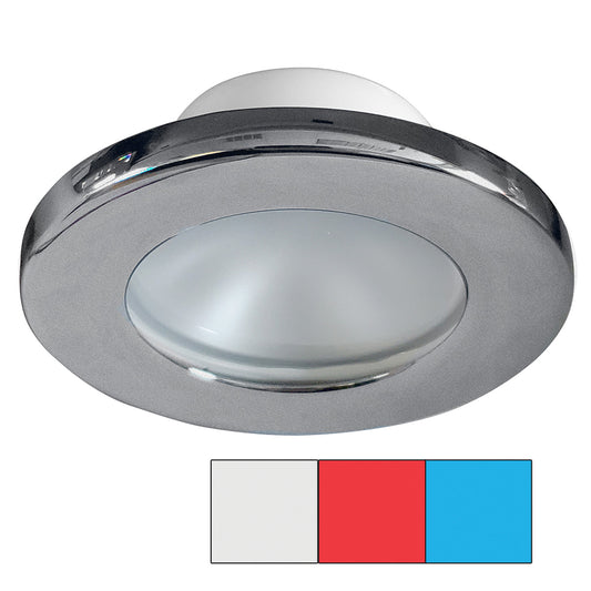 Tri-Water Marine | i2Systems Apeiron A3120 Screw Mount Light - Red, Cool White & Blue - Brushed Nickel Finish [A3120Z-41HAE]