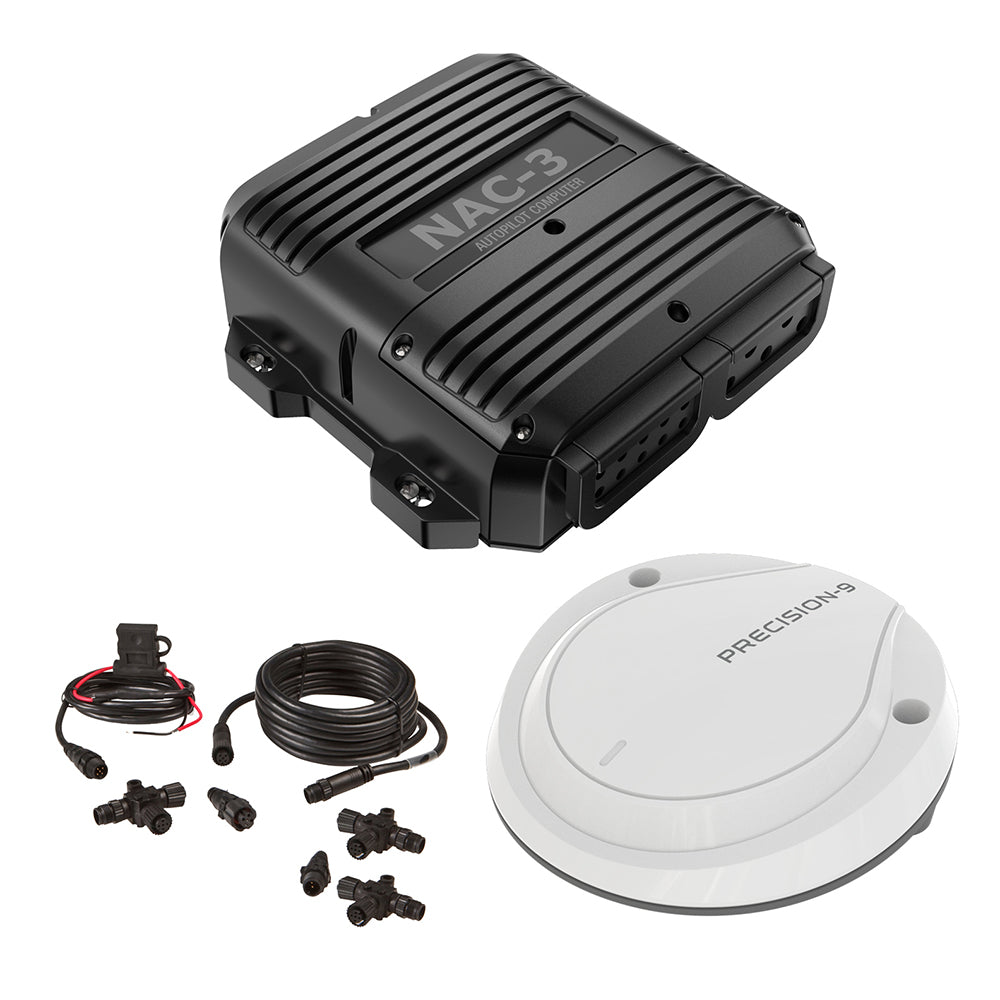 Tri-Water Marine | Simrad NAC-3 VRF Core Pack - NAC-3, Precision-9 & N2k Starter Kit [000-13338-001]