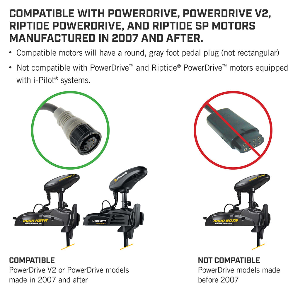 Tri-Water Marine | Minn Kota PowerDrive Foot Pedal - ACC Corded [1866070]