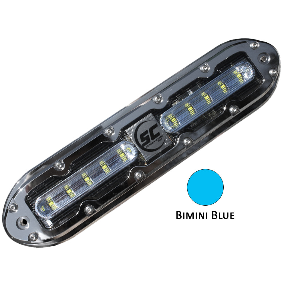 Tri-Water Marine | Shadow-Caster SCM-10 LED Underwater Light w/20' Cable - 316 SS Housing - Bimini Blue [SCM-10-BB-20]