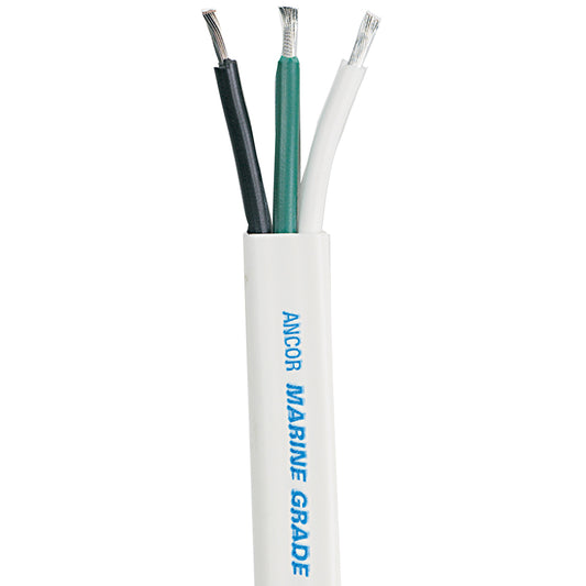 Tri-Water Marine | Ancor White Triplex Cable - 16/3 AWG - Flat - 100' [131710]