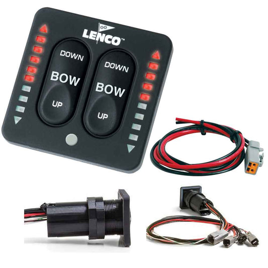 Tri-Water Marine | Lenco LED Indicator Integrated Tactile Switch Kit w/Pigtail f/Single Actuator Systems [15170-001]