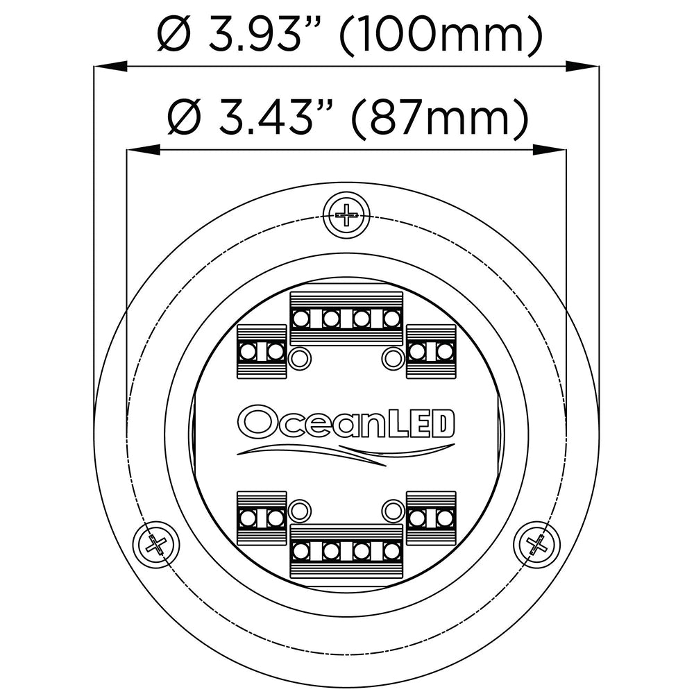 Tri-Water Marine | OceanLED Sport S3166S Underwater LED Light - Ultra White [012102W]