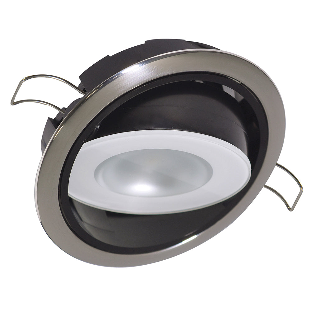 Tri-Water Marine | Lumitec Mirage Positionable Down Light - Spectrum RGBW Dimming - Polished Bezel [115117]