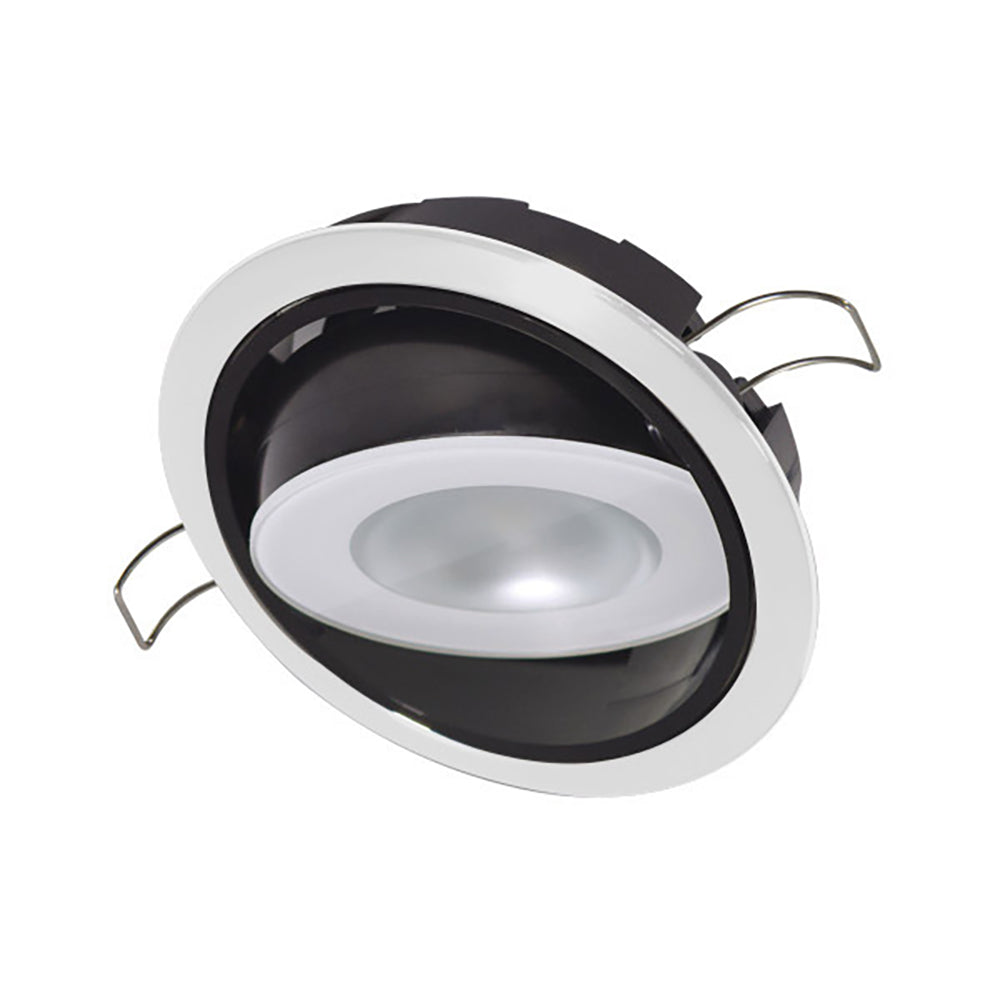 Tri-Water Marine | Lumitec Mirage Positionable Down Light - Spectrum RGBW Dimming - White Bezel [115127]