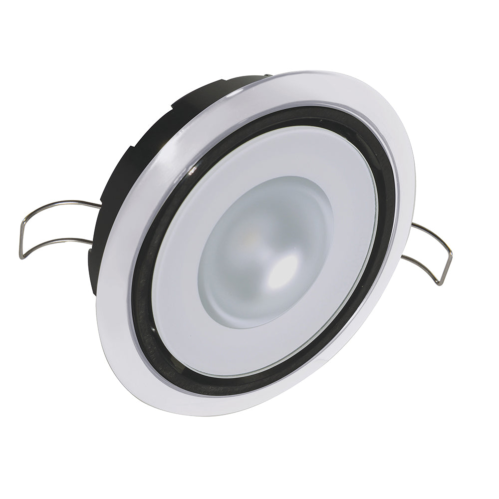 Tri-Water Marine | Lumitec Mirage Positionable Down Light - Spectrum RGBW Dimming - White Bezel [115127]