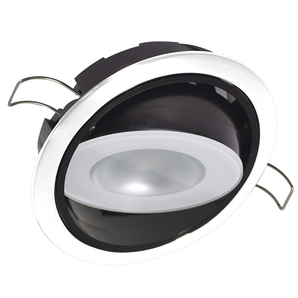 Tri-Water Marine | Lumitec Mirage Positionable Down Light - Spectrum RGBW Dimming - White Bezel [115127]