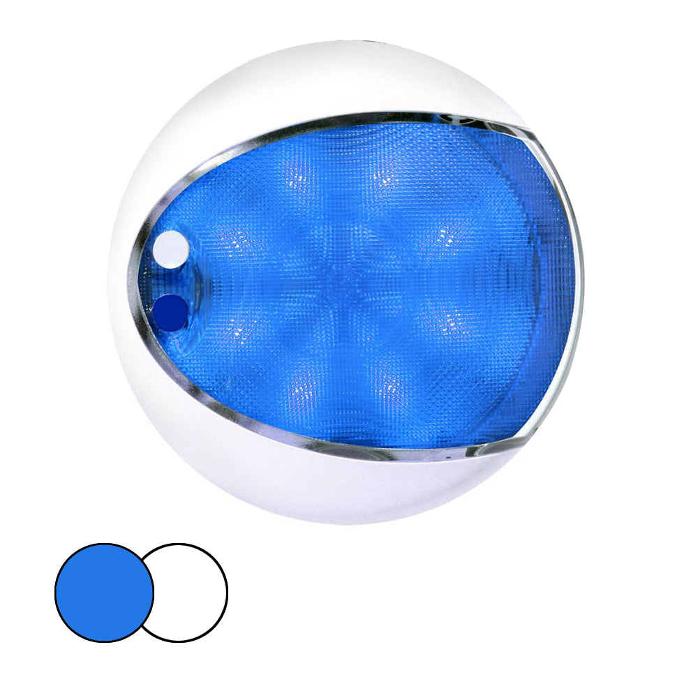 Tri-Water Marine | Hella Marine EuroLED 175 Surface Mount Touch Lamp - Blue/White LED - White Housing [959951121]