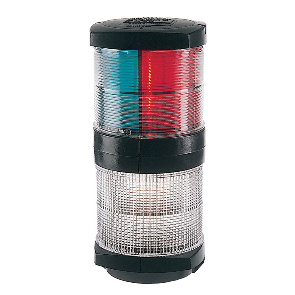 Tri-Water Marine | Hella Marine Tri-Color Navigation Light/Anchor Navigation Lamp- Incandescent - 2nm - Black Housing - 12V [002984601]