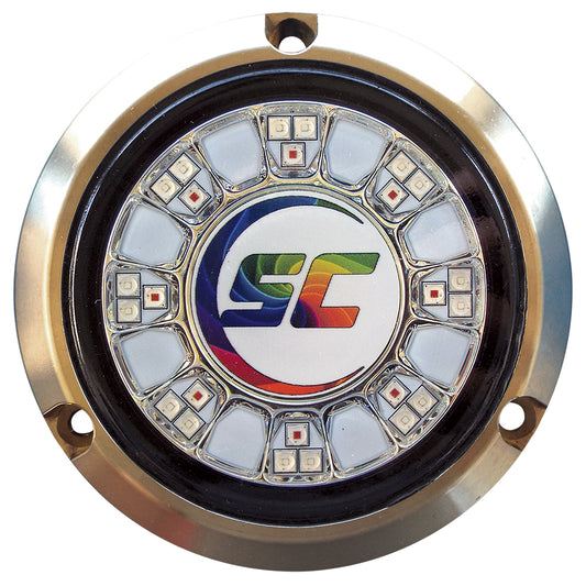 Tri-Water Marine | Shadow-Caster SCR-24 Bronze Underwater Light - 24 LEDs - Full Color Changing [SCR-24-CC-BZ-10]