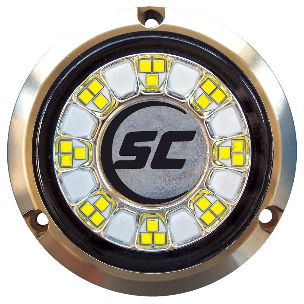 Tri-Water Marine | Shadow-Caster SCR-24 Bronze Underwater Light - 24 LEDs - Great White [SCR-24-GW-BZ-10]