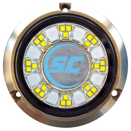 Tri-Water Marine | Shadow-Caster SCR-24 Bronze Underwater Light - 24 LEDs - Bimini Blue [SCR-24-BB-BZ-10]