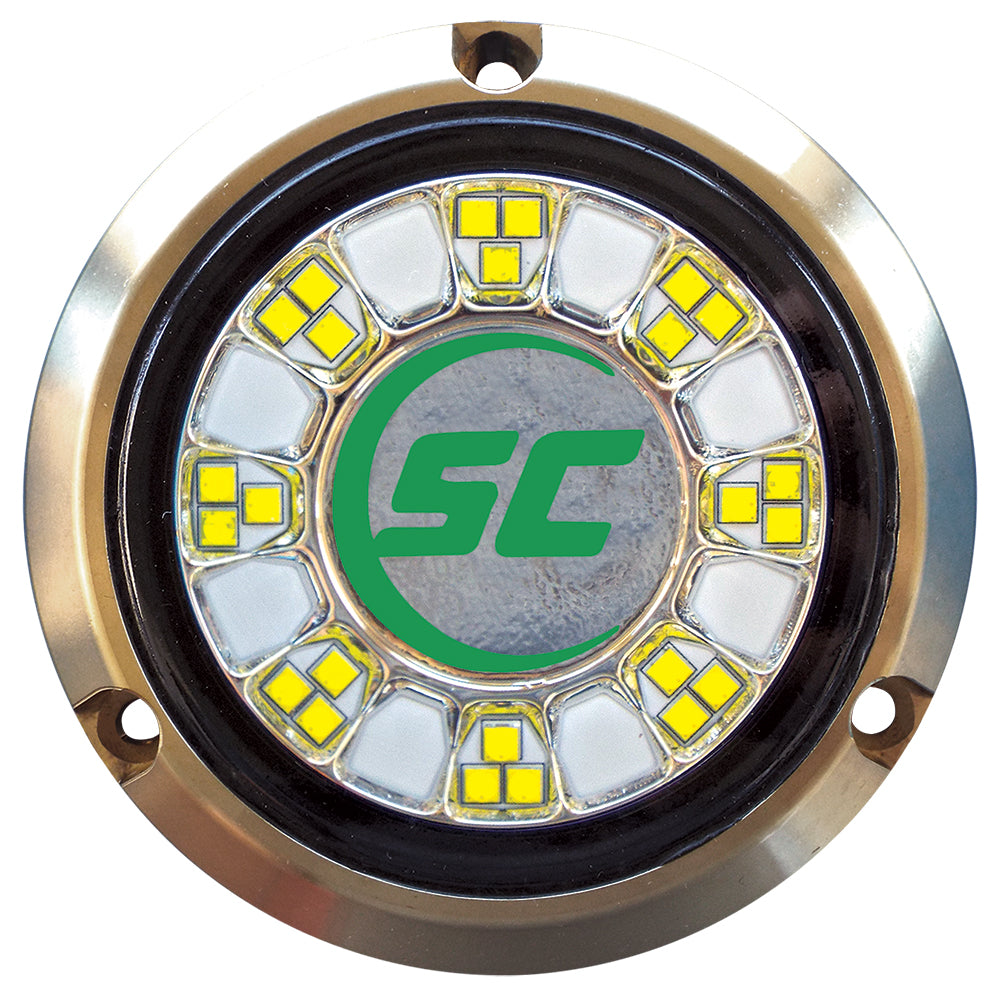 Tri-Water Marine | Shadow-Caster SCR-24 Bronze Underwater Light - 24 LEDs - Aqua Green [SCR-24-AG-BZ-10]