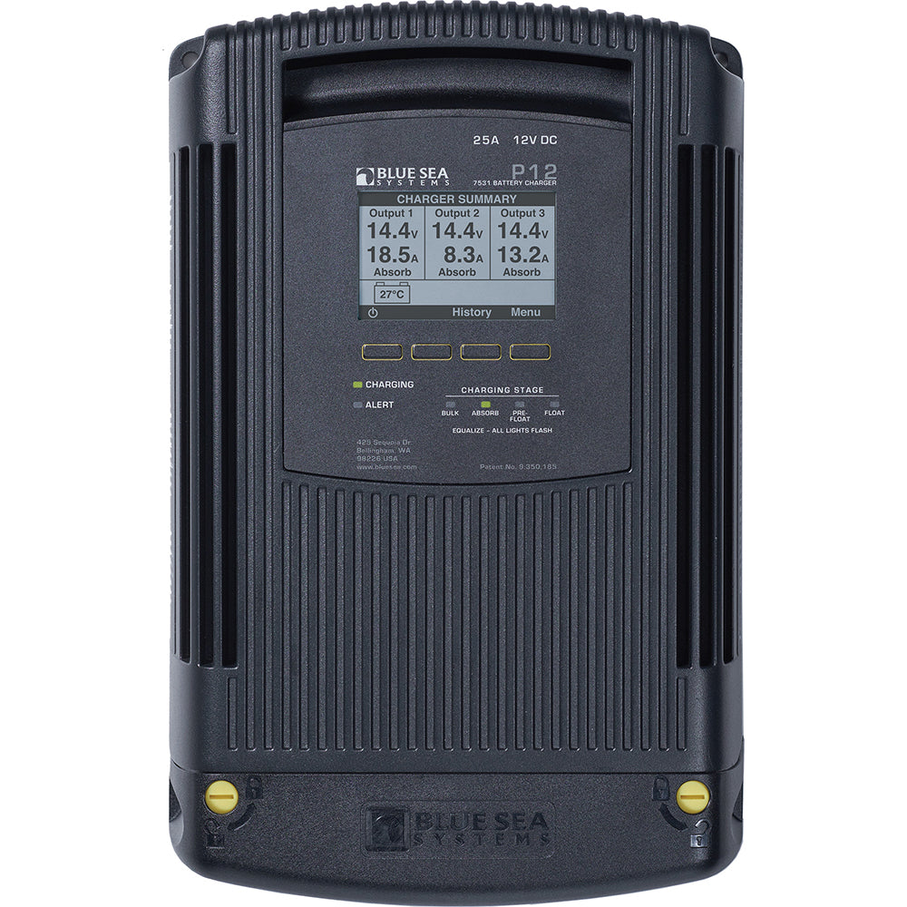 Tri-Water Marine | Blue Sea 7531 P12 Battery Charger - 12V DC 25A [7531]