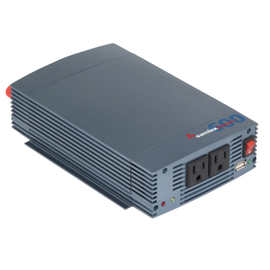 Tri-Water Marine | Samlex 600W Pure Sine Wave Inverter - 12V w/USB Charging Port [SSW-600-12A]