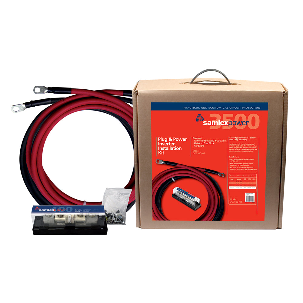 Tri-Water Marine | Samlex 400A Inverter Installation Kit f/3500W Inverter [DC-3500-KIT]