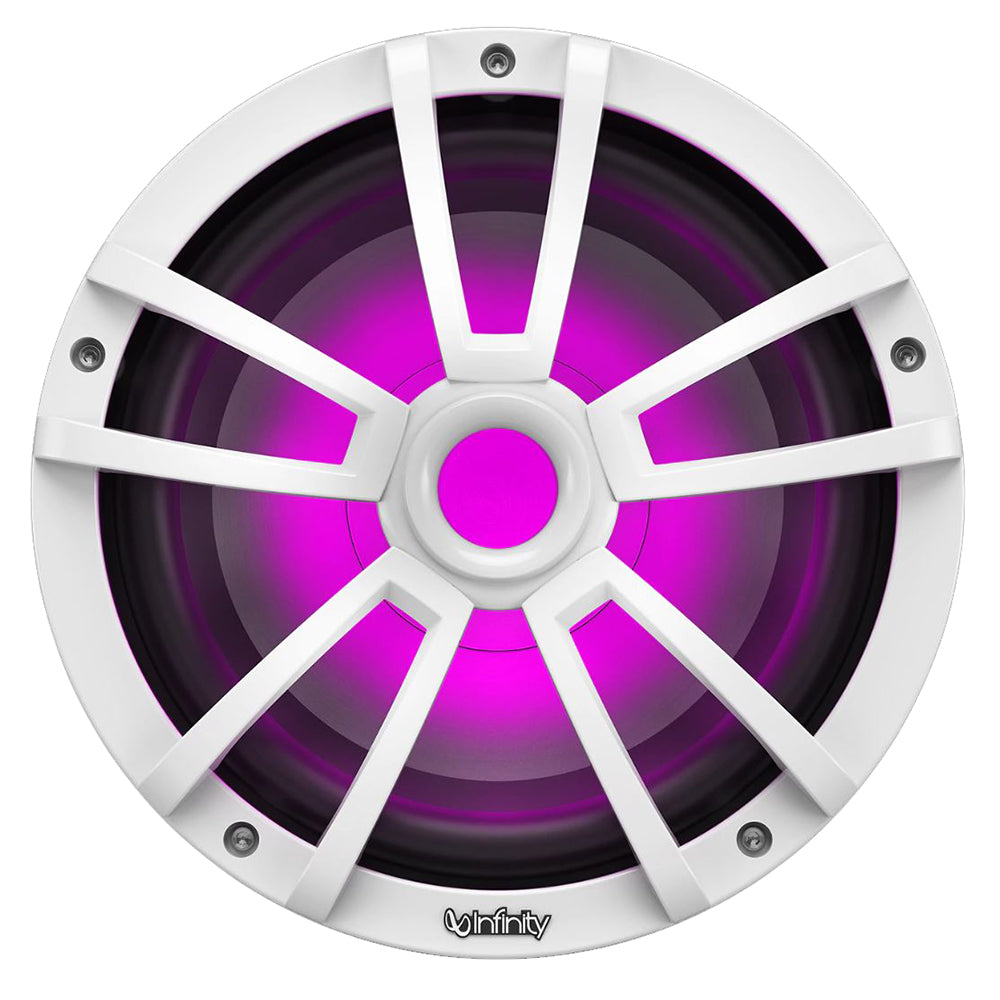 Tri-Water Marine | Infinity 10" Marine RGB Reference Series Subwoofer - White [INF1022MLW]