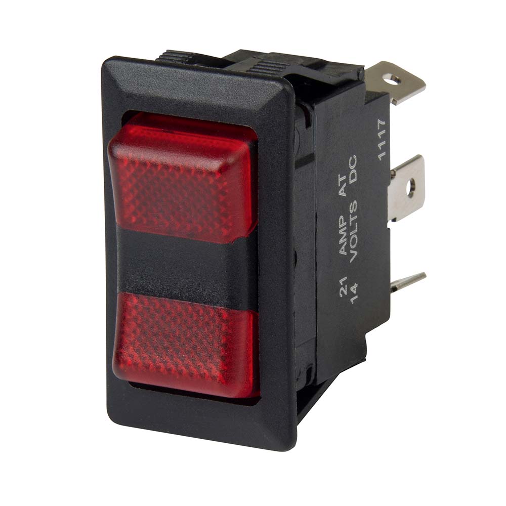 Tri-Water Marine | BEP SPDT Rocker Switch - 2-LEDs - 12V/24V - ON/OFF/ON [1001715]