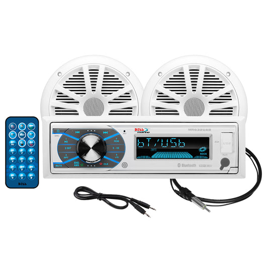 Tri-Water Marine | Boss Audio MCK632WB.6 Marine Stereo 6.5" Speaker Kit - White [MCK632WB.6]