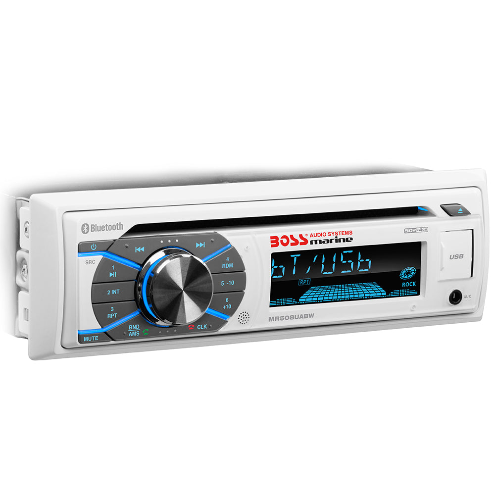 Tri-Water Marine | Boss Audio MR508UABW Marine Stereo w/AM/FM/CD/BT/USB [MR508UABW]