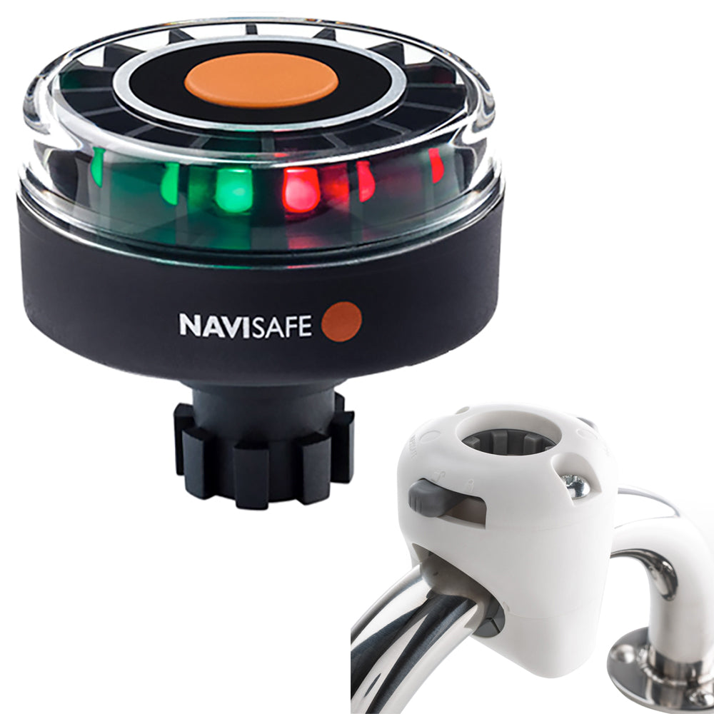 Tri-Water Marine | Navisafe Navilight Tricolor 2NM w/Navibolt Base Rail Mount - White [342KIT3]