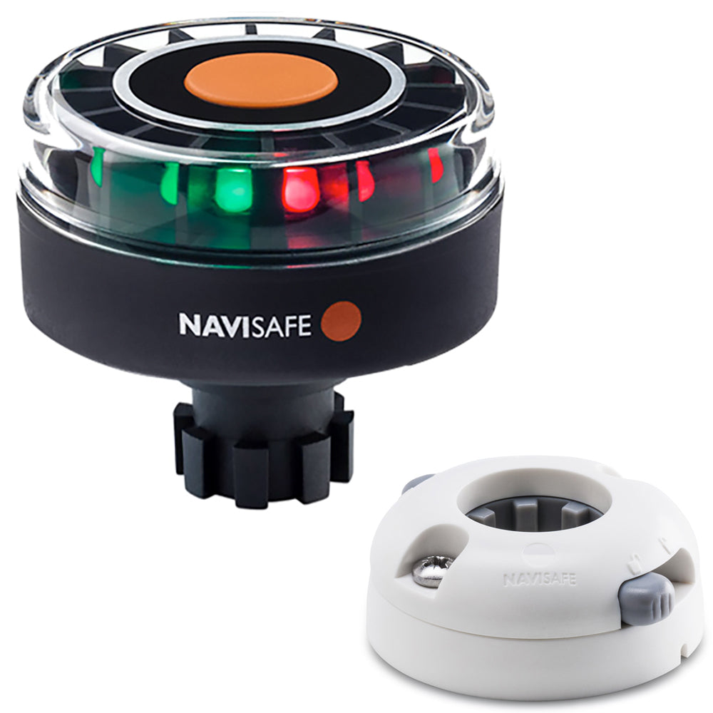 Tri-Water Marine | Navisafe Navilight Tricolor 2NM w/Navibolt Base Horizontal Mount - White [342KIIT5]