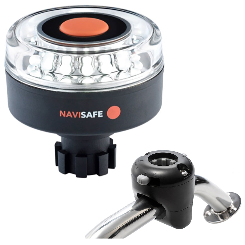 Tri-Water Marine | Navisafe Navilight 360 2NM w/Navibolt Base Rail Mount - Black [042KIT]