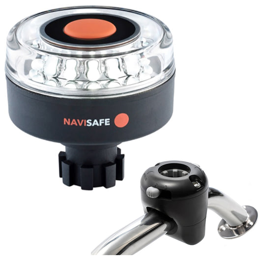 Tri-Water Marine | Navisafe Navilight 360 2NM w/Navibolt Base Rail Mount - Black [042KIT]