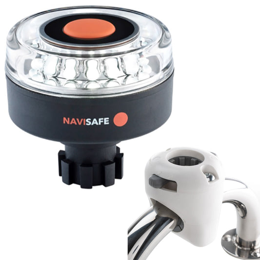 Tri-Water Marine | Navisafe Navilight 360 2NM w/Navibolt Base Rail Mount - White [042KIT3]