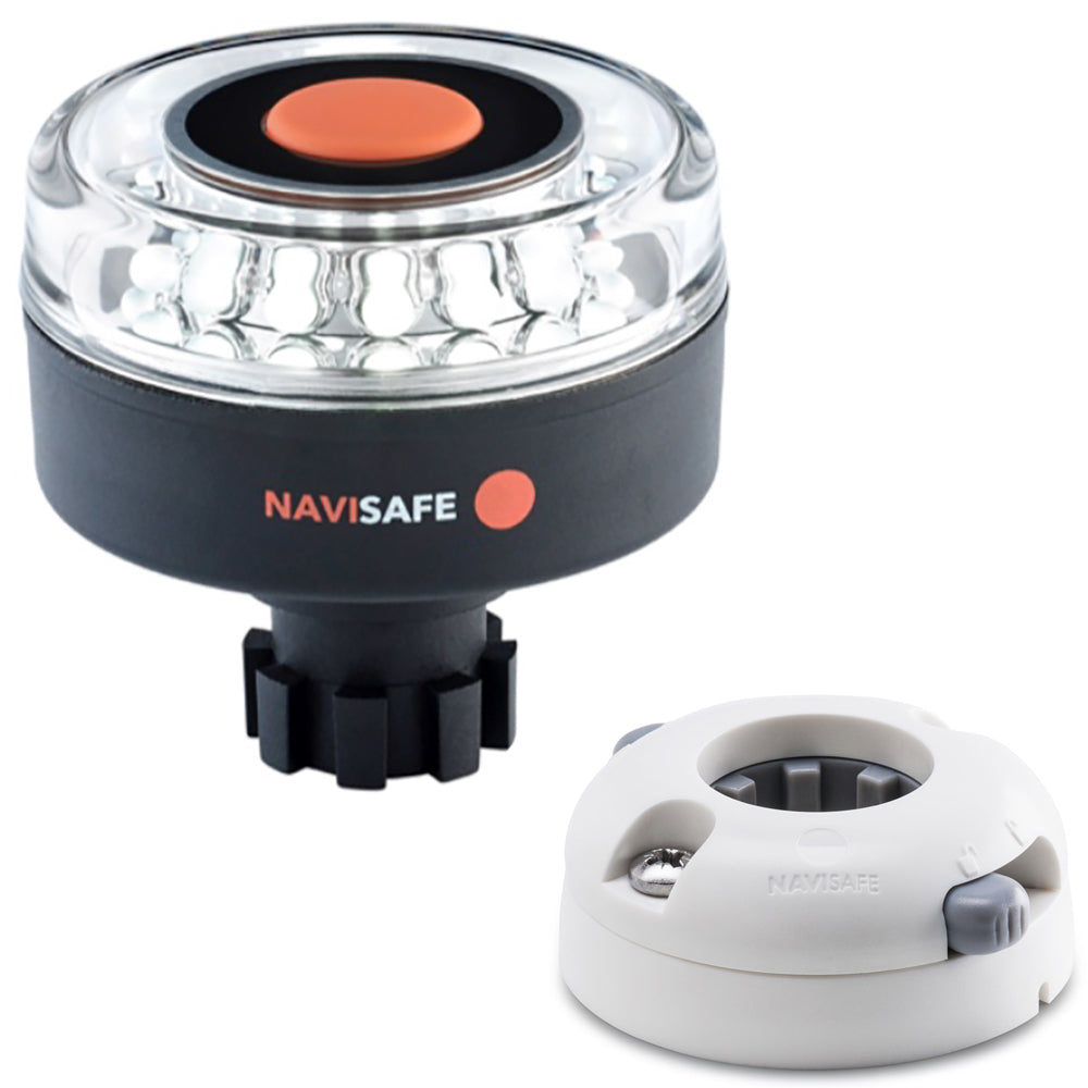 Tri-Water Marine | Navisafe Navilight 360 2NM w/Navibolt Base Horizontal Mount - White [042KIT5]