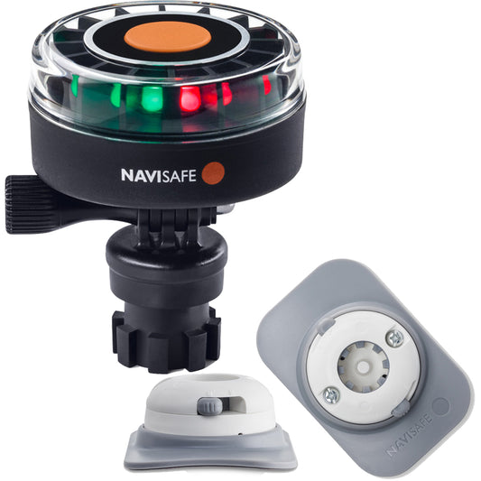 Tri-Water Marine | Navisafe Navilight 2NM Tricolor w/Navimount Base RIB Mount - White [340KIT4]