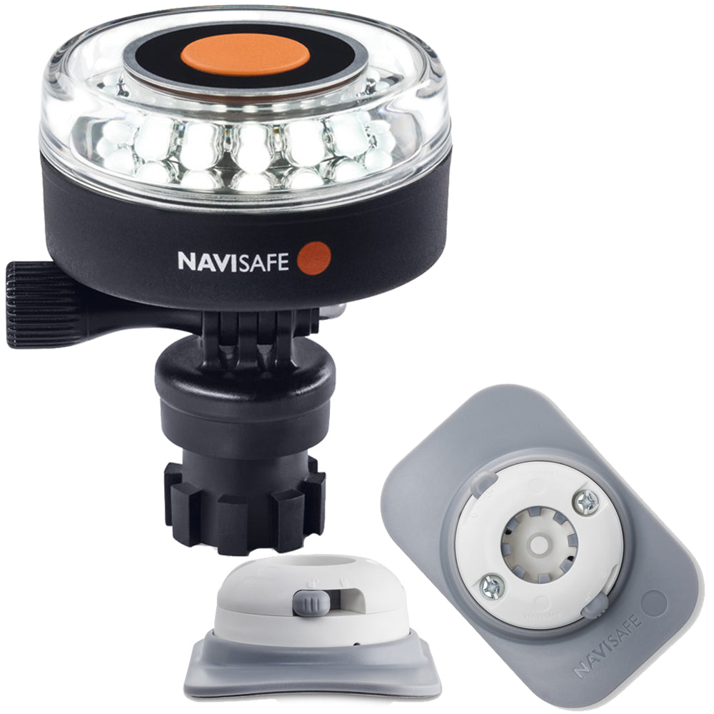 Tri-Water Marine | Navisafe Navilight 360 2NM White w/Navimount Base RIB Mount - White [040KIT4]