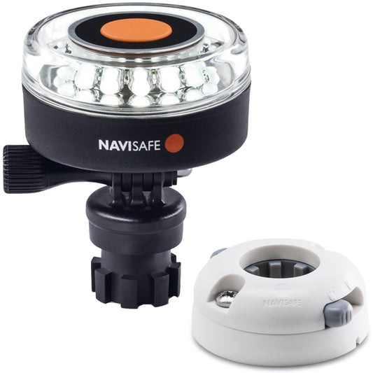 Tri-Water Marine | Navisafe Navilight 360 2NM White w/Navimount Base Horizontal Mount - White [040KIT5]