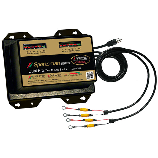 Tri-Water Marine | Dual Pro Sportsman Series Battery Charger - 20A - 2-10A-Banks - 12V/24V [SS2]