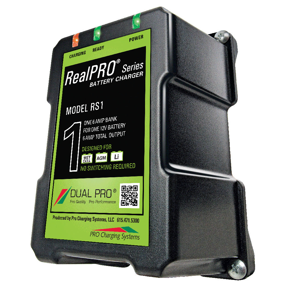 Tri-Water Marine | Dual Pro RealPRO Series Battery Charger - 6A - 1-Bank - 12V [RS1]