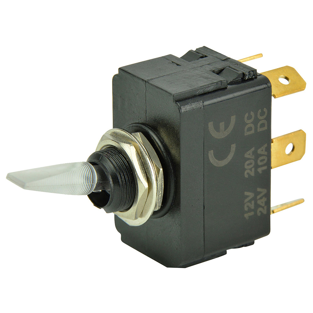 Tri-Water Marine | BEP SPDT Lighted Toggle Switch - ON/OFF/ON [1001907]