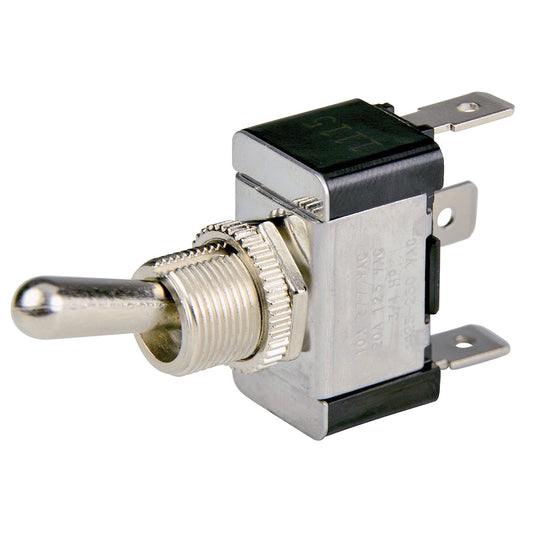 Tri-Water Marine | BEP SPDT Chrome Plated Toggle Switch - ON/OFF/ON [1002001]