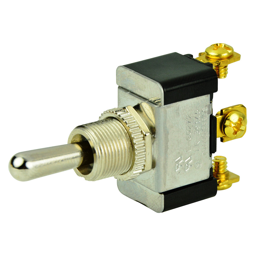 Tri-Water Marine | BEP SPDT Chrome Plated Toggle Switch - (ON)/OFF/(ON) [1002004]