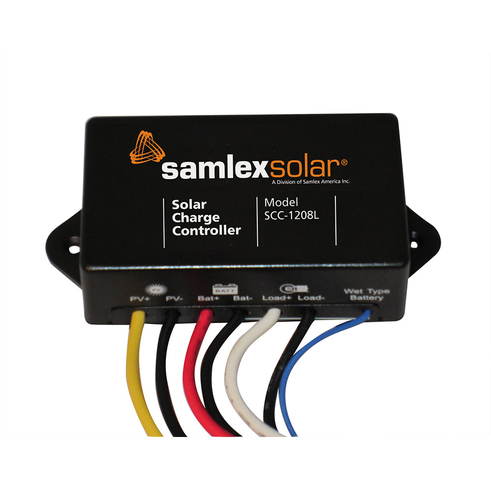 Tri-Water Marine | Samlex Solar Charge Controller - 12V - 8A [SCC-1208L]